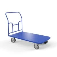 Тележка платформенная ТПТ (г/п 300 кг, 1000x600 мм, колёса серая резина 125 мм)