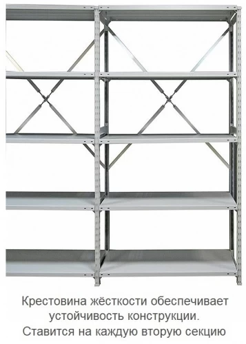 Стеллаж металлический ТСУ 5 (2000х1060х800) (усиленный)