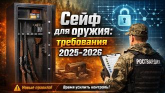 Сейф для оружия: требования 2025-2026
