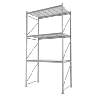 Стеллаж СФМ 4000х2000х1000 (3 яруса с настилом) Zn